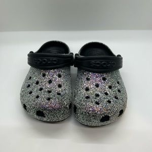 Crocs Black Glitter Toddler